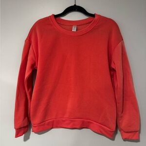 3 for $10 Just Be Coral Crewneck Sweatshirt Large Pullover